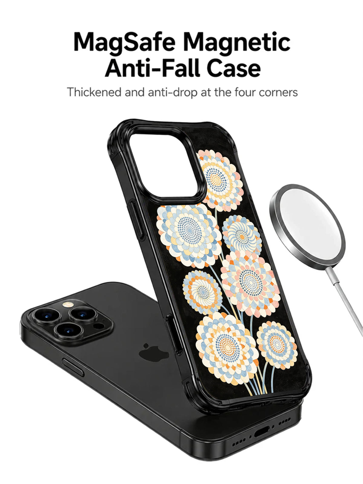 Sunshine Memory Flowers iPhone 15 Pro case artwork detail