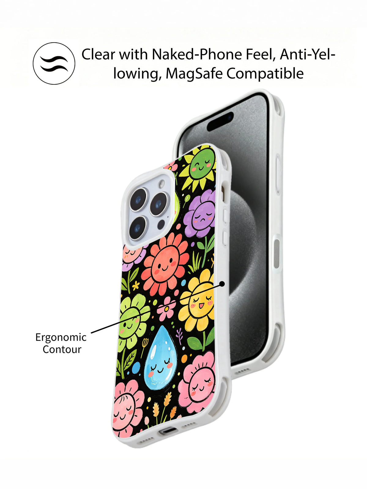 Supplied marketing graphic with unverified protection, fit or MagSafe statements