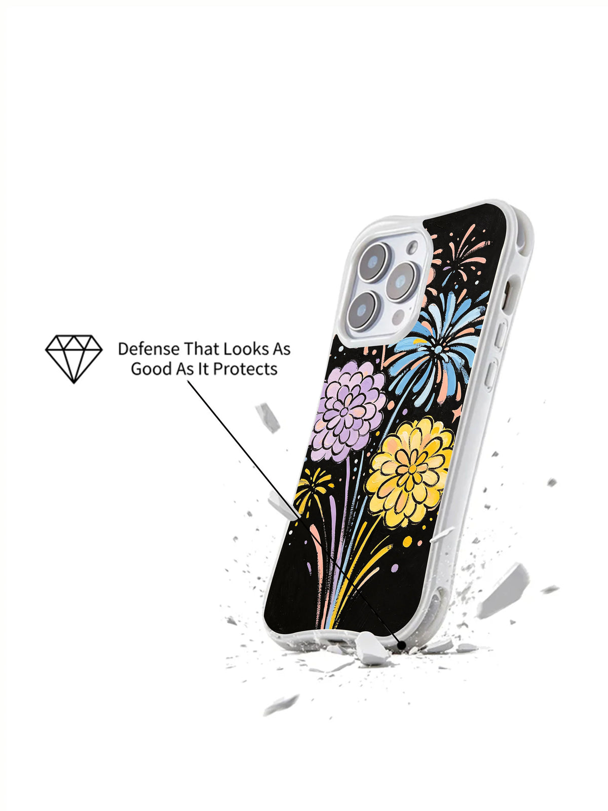 Supplied marketing graphic with unverified protection, fit or MagSafe statements