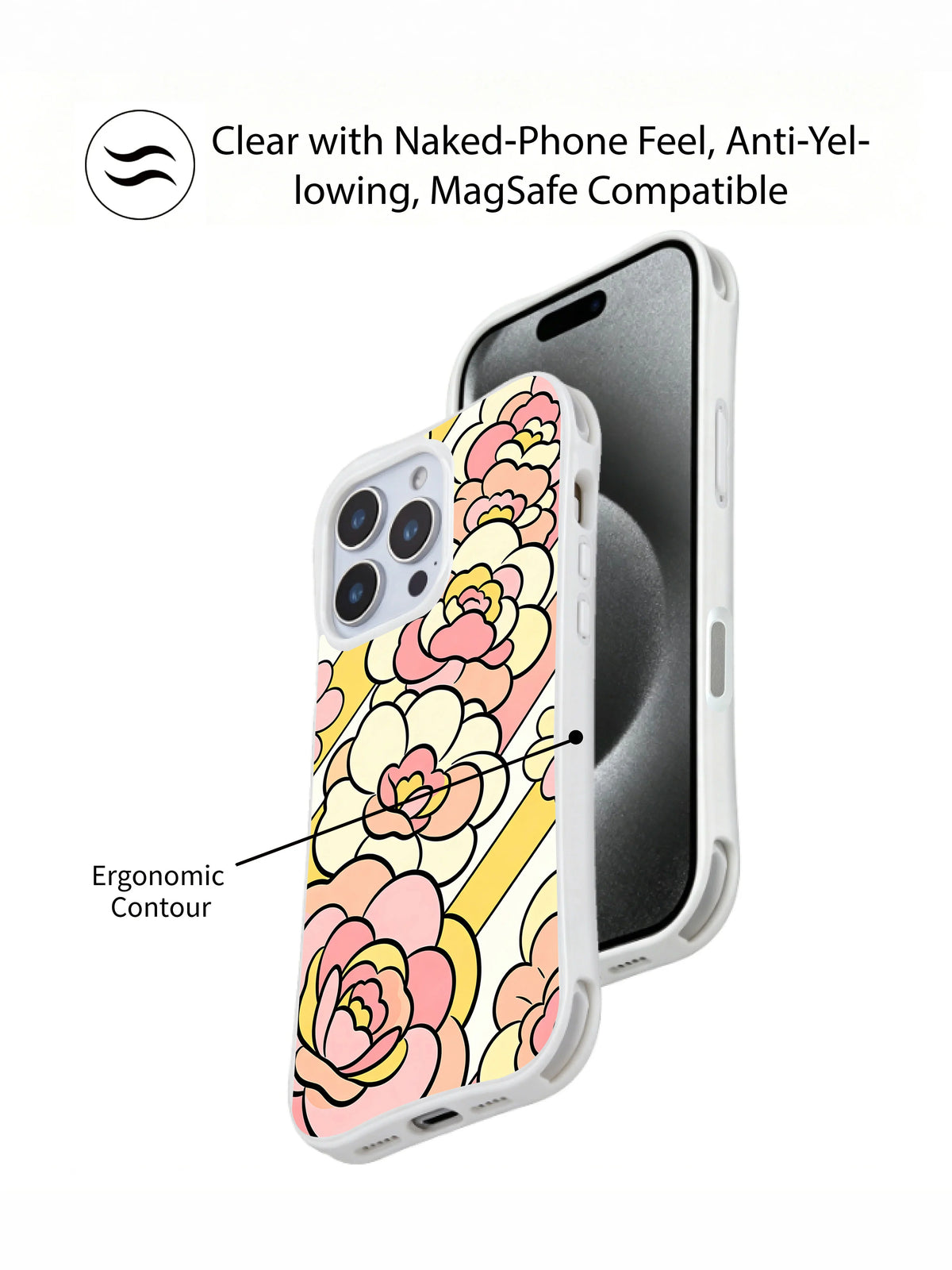 Supplied marketing graphic with unverified protection, fit or MagSafe statements