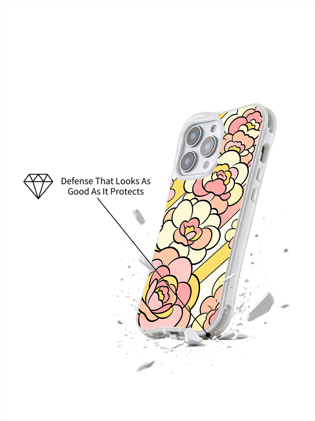 Supplied marketing graphic with unverified protection, fit or MagSafe statements