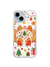 Gingerbread Table Party pattern iPhone 13 case