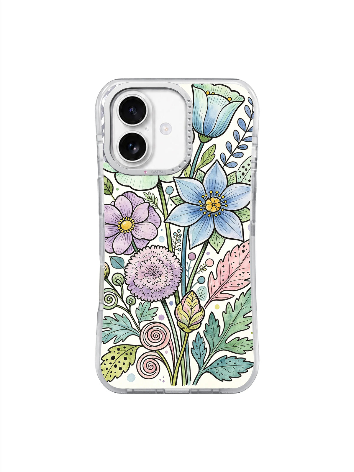 Blue Bell Garden Study iPhone 17 case