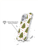 Sweet Pine Wishes: Angled case above an illustrated broken surface.