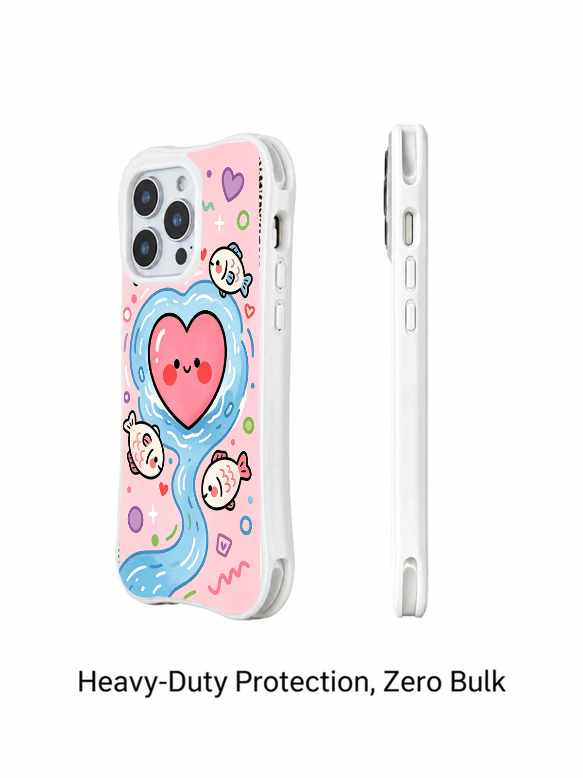 Sweetheart River Fish iPhone 14 Pro case side angle