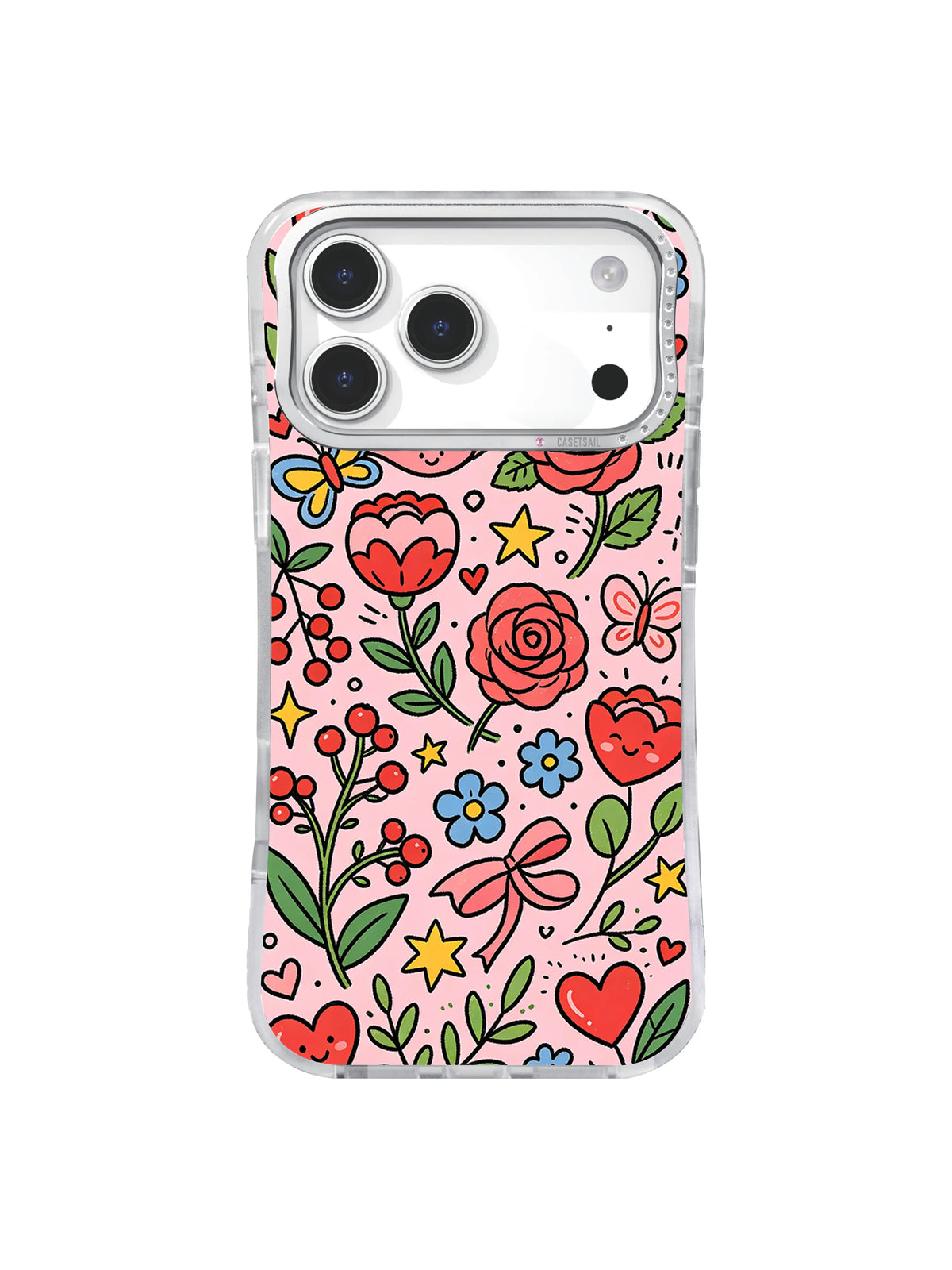 Sweetheart Rose Meadow on an iPhone case