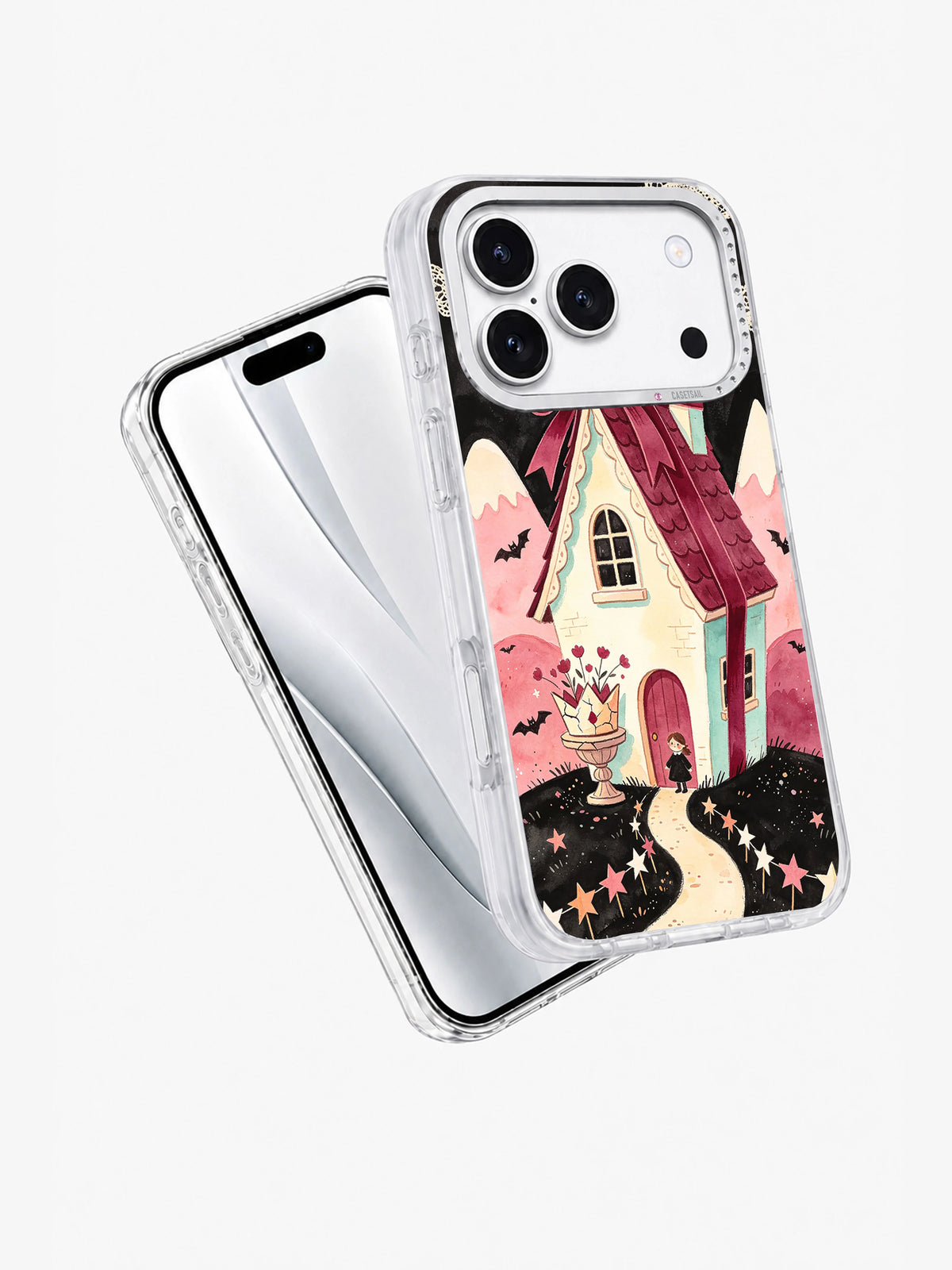 Angled view of Tailor of Broken Wishes iPhone case