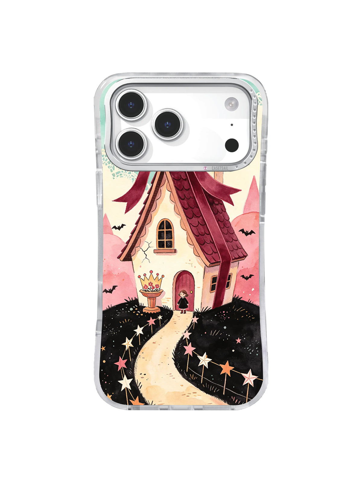 Tailor of Broken Wishes Crown Garden Path artwork on iPhone case