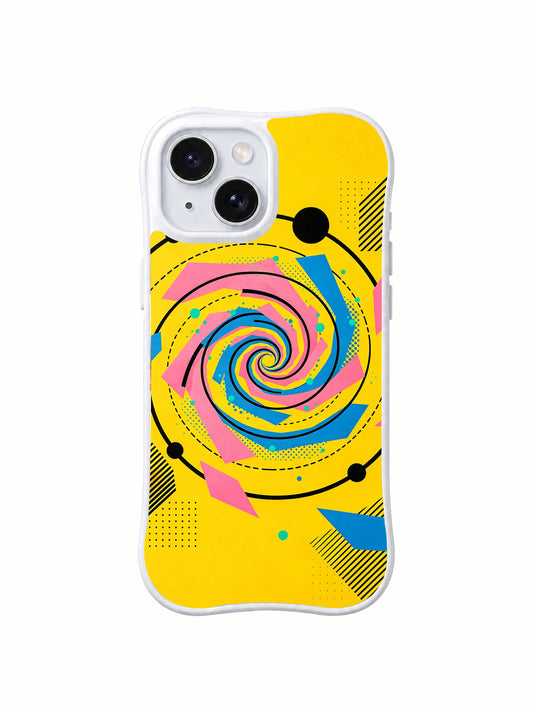Confetti Logic geometric iPhone 15 case product view 1