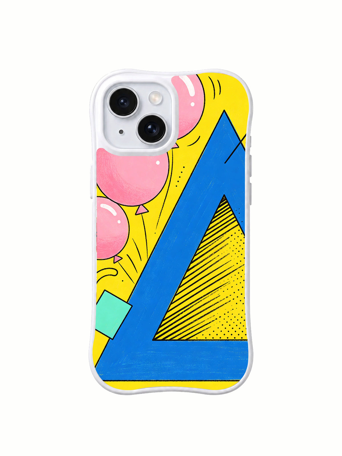 Festival of Angles iPhone 15 case front view