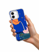 Tea for the Low Moon iPhone 17 case shown naturally in hand