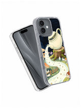Tea from a Fallen Star iPhone 17 Case angled product view