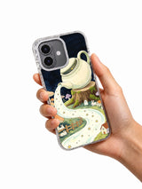 Tea from a Fallen Star iPhone 17 Case handheld view