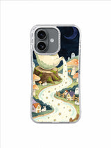 Tea from a Fallen Star iPhone 17 Case – Cottage Well Starwater Path artwork