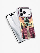 The Tea-Leaf Observatory iPhone case angled view