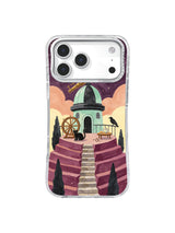 Mint Dome Cat Wheel celestial iPhone case artwork