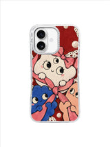 The Beautifully Crooked Bow artwork pattern 1 on iPhone 17 case