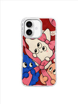 The Beautifully Crooked Bow artwork pattern 3 on iPhone 17 case