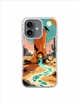 Crescent Spur Canyon Path artwork on The Boot Beyond the Map iPhone 17 Case