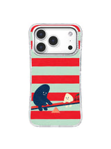 The Cherry Seesaw iPhone 17 Pro case front view