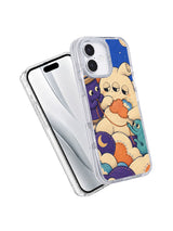 The Cloud Seam Workshop iPhone 17 Case angled view with white case edge