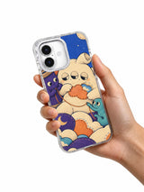 The Cloud Seam Workshop iPhone 17 Case shown in hand