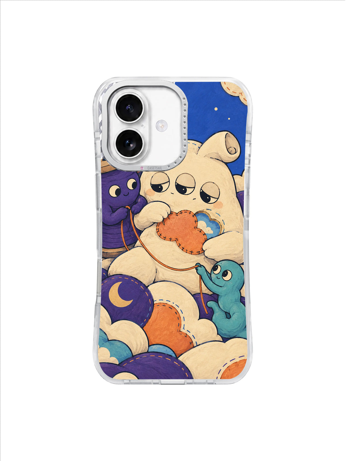 Cloud Seam Welcome artwork iPhone case swatch