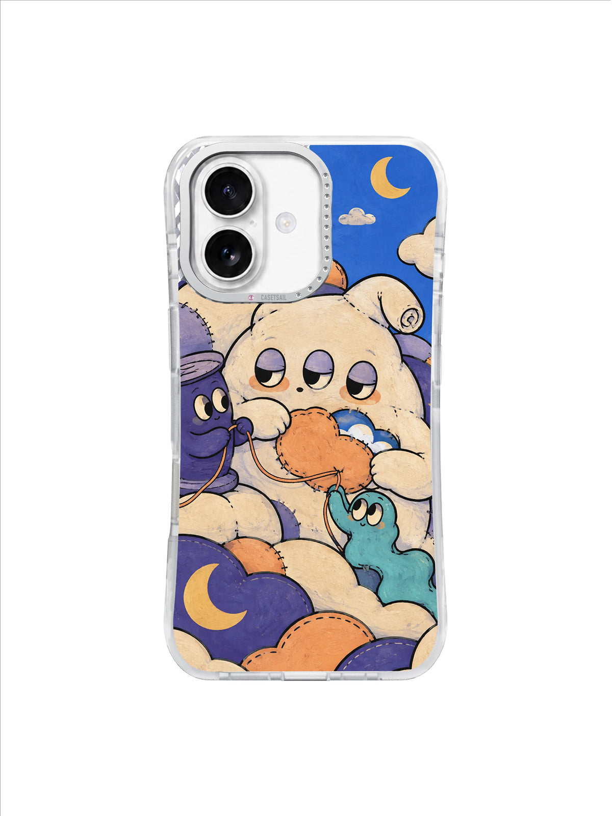 Turquoise Thread Guide artwork iPhone case swatch