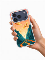 The Crane-Borne Comet iPhone 17 Pro Max case in hand