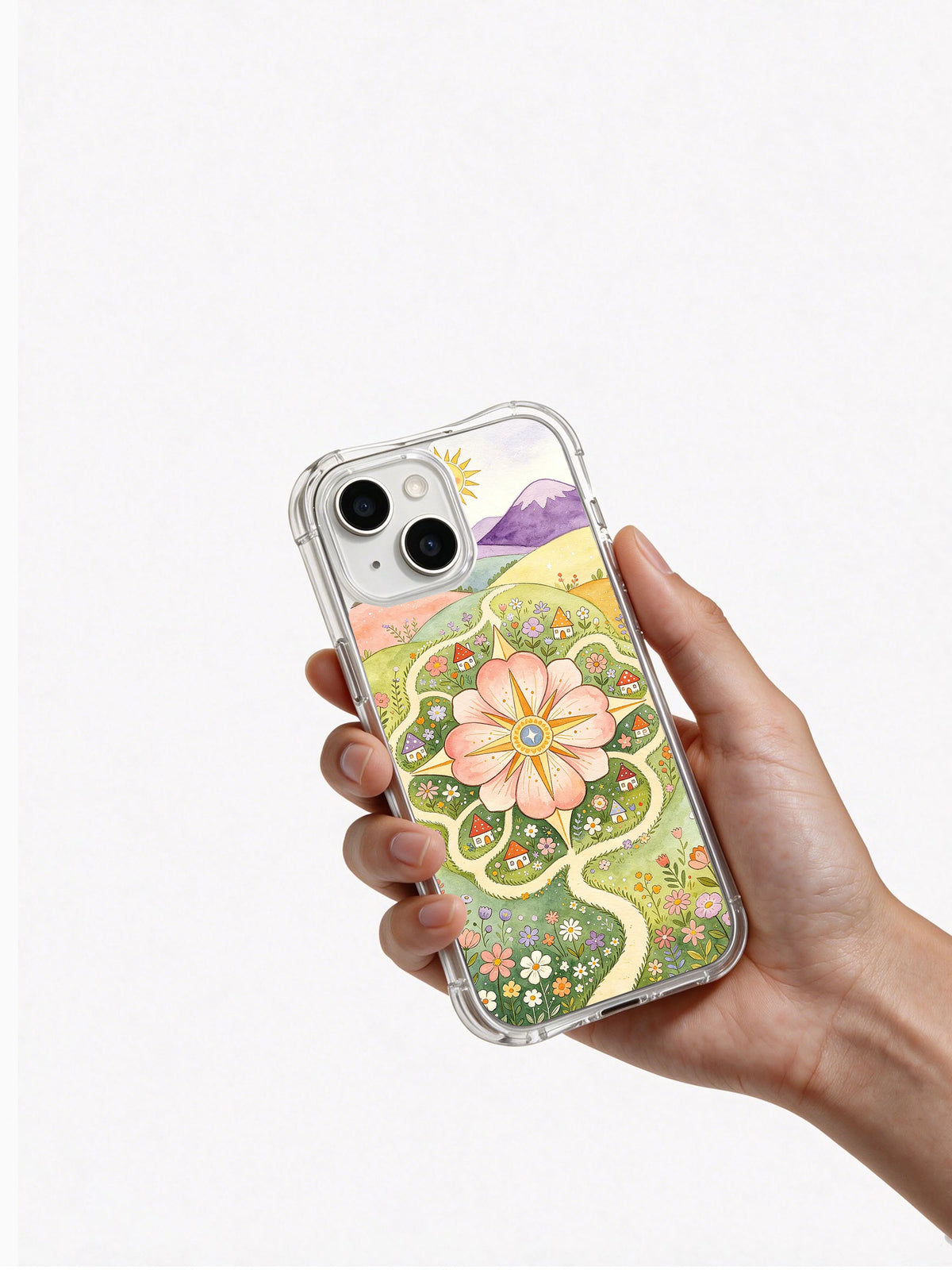 Product or handheld view of the The Foxglove Compass Garden case