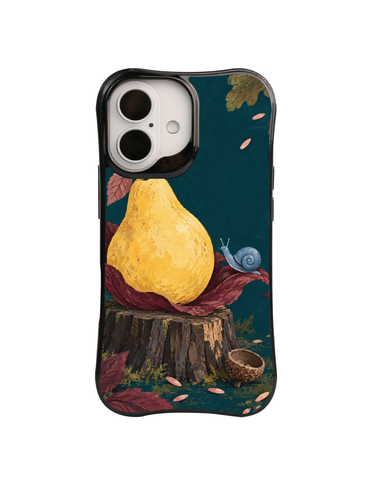 Acorn Chair Orchard pattern on iPhone 16 Case