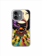 The Last Pumpkin Waltz iPhone 17 Case – Moonlight Gramophone Dance Circle artwork