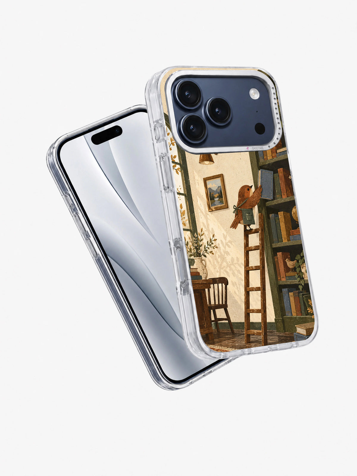 The Last Shelf iPhone 17 Pro case front and back presentation