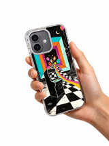 The Laughing Level iPhone 17 Case handheld view