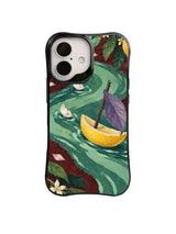 Petal Race lemon boat phone case artwork