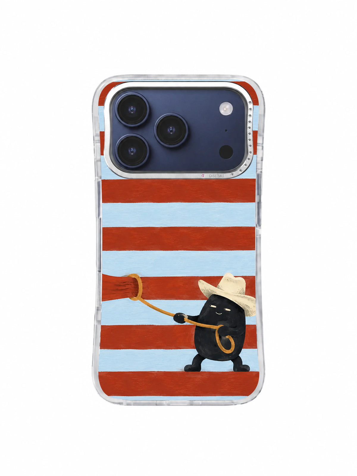 Single Loop Practice artwork on iPhone 17 Pro case