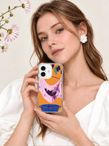 Lifestyle view of The Mulberry Handkerchief iPhone 16 case