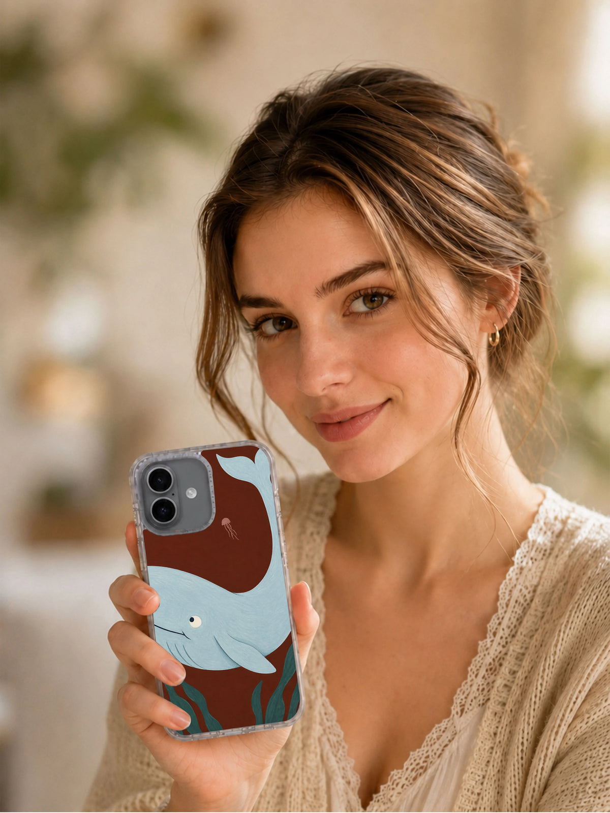The Quietest Giant iPhone 17 Case lifestyle view