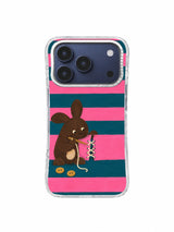 Petroleum Teal Repair artwork on iPhone 17 Pro case