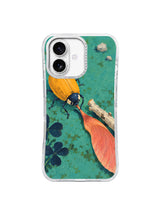 The Seed That Would Not Roll iPhone 17 Case hero with beetle artwork