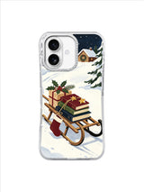 The Sled That Carried Stories iPhone 17 case – Storybook Star Sled pattern