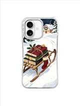 The Sled That Carried Stories iPhone 17 case – Holly Reading Run pattern