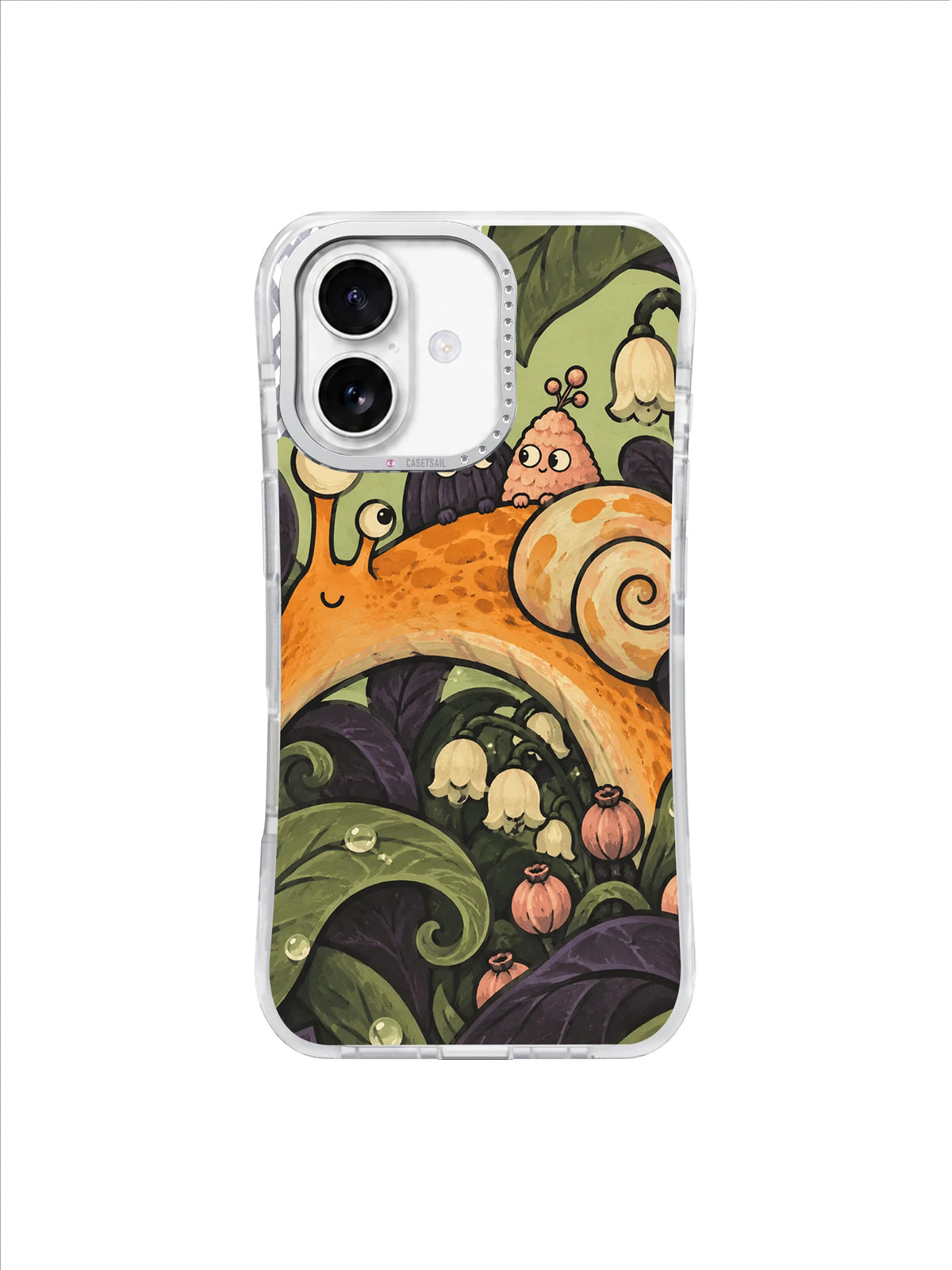 Snail Bus Bridge pattern iPhone 17 case artwork