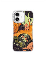 Amber Slow Road pattern iPhone 17 case artwork