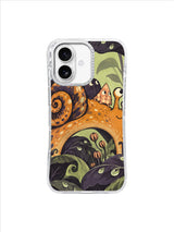 Violet Pebble Passenger pattern iPhone 17 case artwork