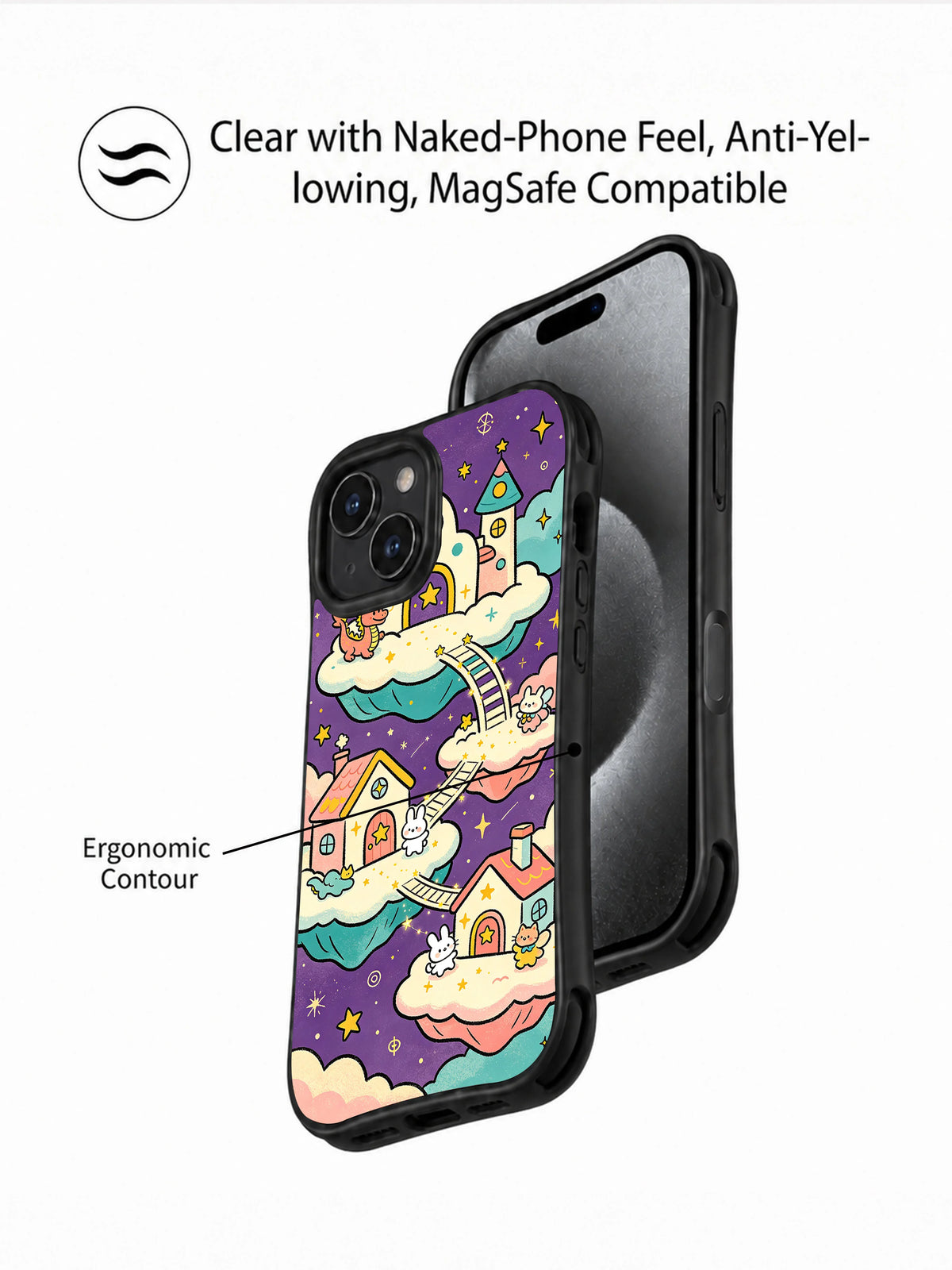 The Star Door Village iPhone 14 Plus case back view