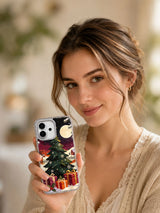 Woman holding The Star That Found Christmas Eve iPhone 17 case