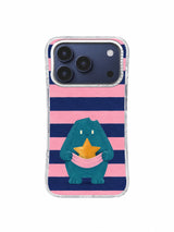 The Star That Stayed Indigo Companion artwork on an iPhone 17 Pro case