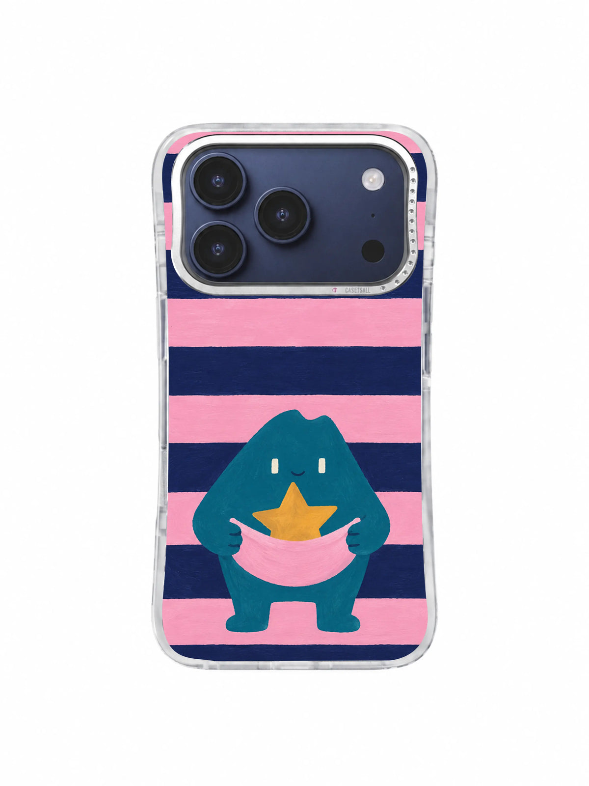 The Star That Stayed Midnight Kindness artwork on an iPhone 17 Pro case