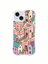 Product or handheld view of the The Sweet Peach House Maze case